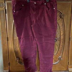Maurices Deep Red Pants